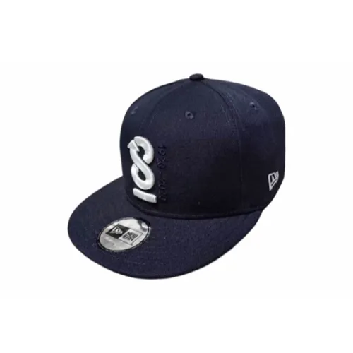 New Era Хлопковые кепки унисекс синие