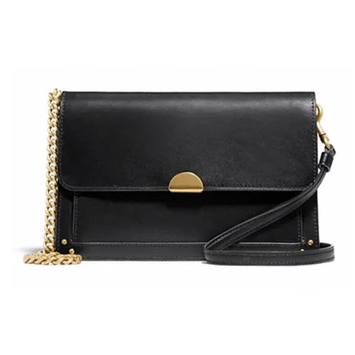 COACH DREAMER Кожаная сумка через плечо плечевая сумка большая женская черная