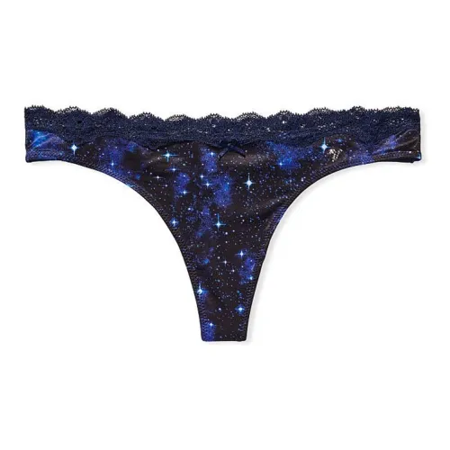 VICTORIA'S SECRET Женское нижнее белье 1 упаковка черный звездный свет с принтом