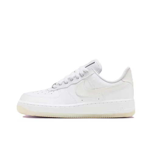 Nike Air FORCE 1 Скейтборд Кроссовки Низкие Белые Женские