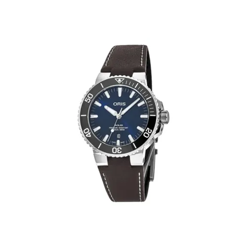 Oris Автоматический Механический Часы Мужские из Коллекции Diving 43,5 мм Синий