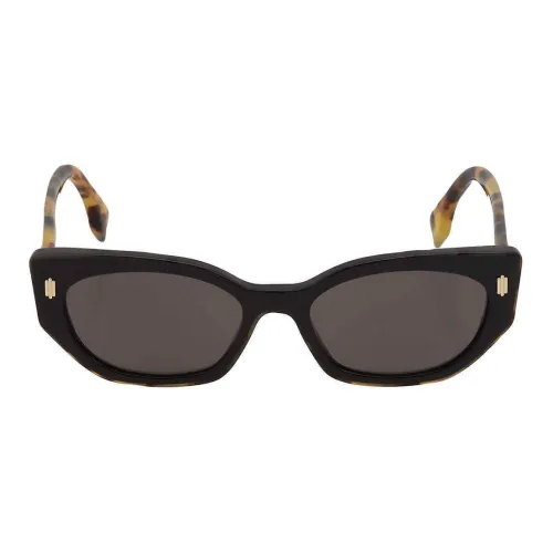 FENDI Ацетат Кошачий глаз Солнцезащитные очки Женские Черный