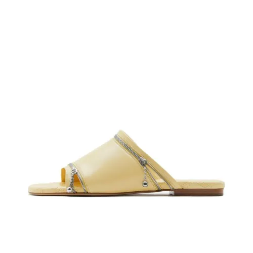 Burberry Шлепанцы Женские Желтые Нарцисс