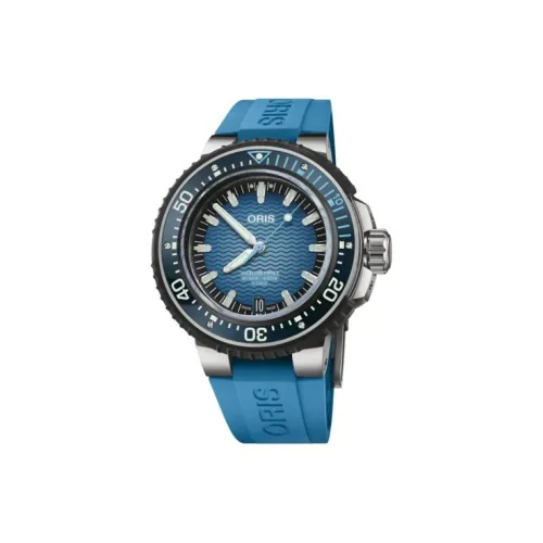Oris Автоматический Механический Механизм Мужские Часы 49,5 мм Синий