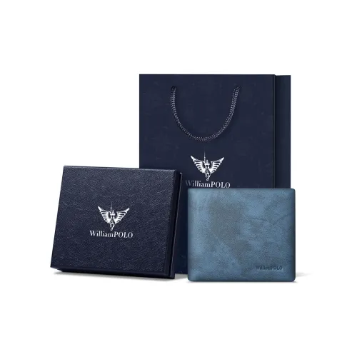 WilliamPOLO Топ-Грейн Коровья Кожа Длинный Укороченный Кошелек Мужской