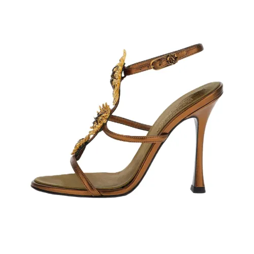 Roberto Cavalli One Ремень Сандалии Женские Коричневый