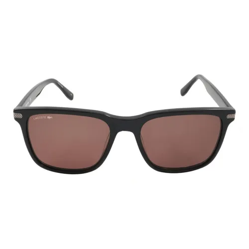 LACOSTE Ацетат Нерегулярная форма Солнцезащитные очки Мужской Черный