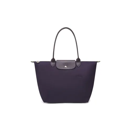 LONGCHAMP Le Pliage Green Переработанный полиамид Холст Тоут Сумка Сумка для покупок Сумка среднего размера Женская Малиновый