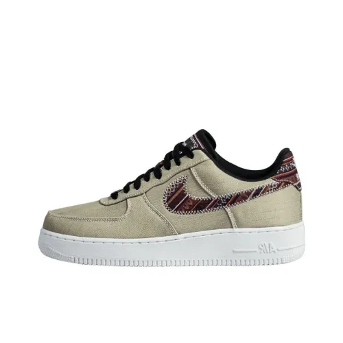 Nike Air Force 1 Амортизация Износостойкие Низкие Кроссовки для скейтбординга Мужские Хаки