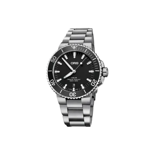 Oris Автоматический Механический Часы Мужские из Коллекции Diving 43,5 мм Черные