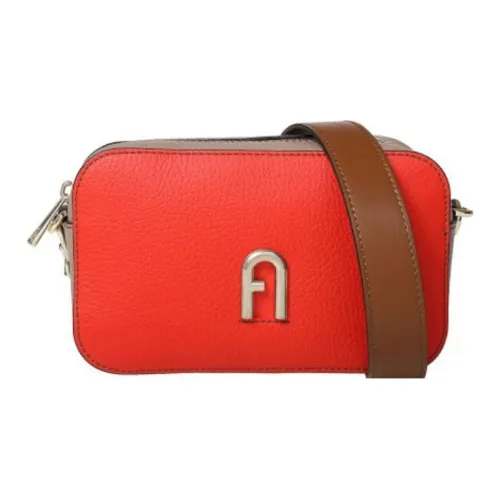 Furla Телячья кожа Сумка через плечо Женская Апельсин