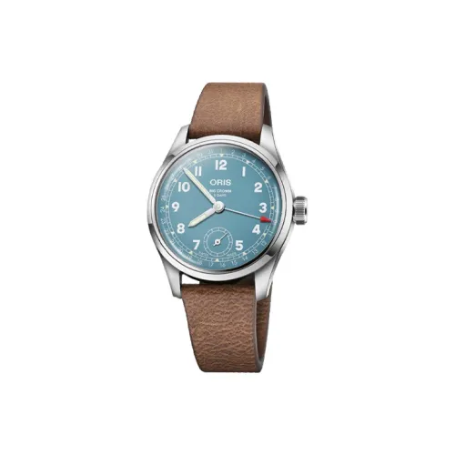 Oris Механизм с ручным заводом Мужские часы 38 мм Синий