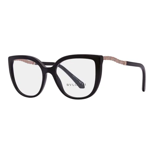 BVLGARI Пластик Нерегулярная форма Оправы для очков Женские Черный