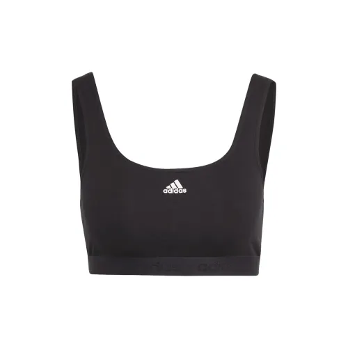 Adidas Черные Женские Бюстгальтеры