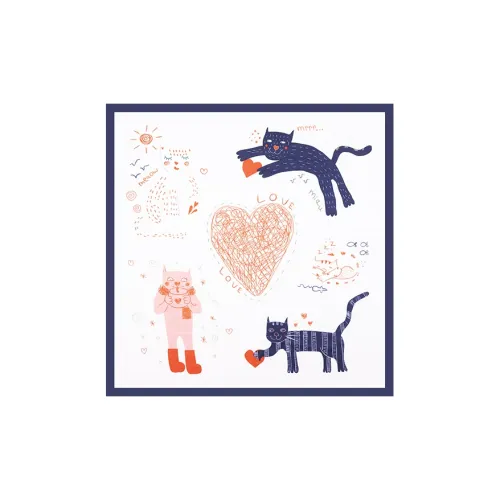 SILKUEEN Шелковые шарфы для женщин