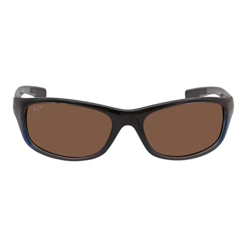 Maui Jim Пластик Нерегулярная форма Солнцезащитные очки Унисекс Черный