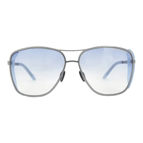 PORSCHE DESIGN Нерегулярная форма Солнцезащитные очки Унисекс Синий