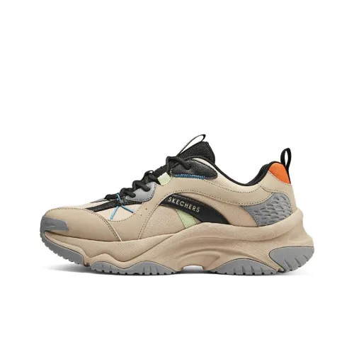 Skechers STREET WEAR устойчивый и легкий низкий топ повседневная беговая обувь мужская коричневый