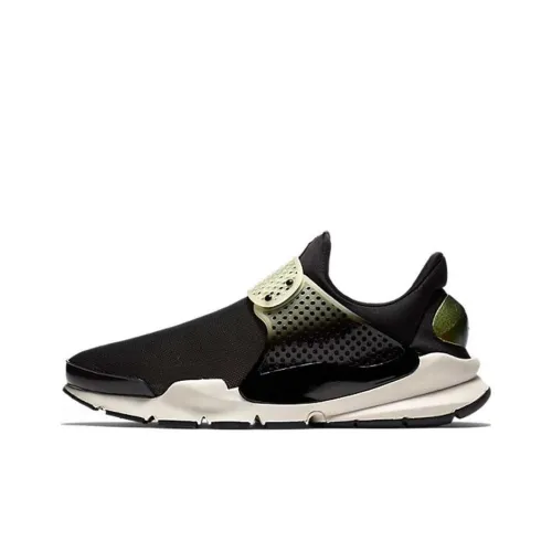 Nike Sock Dart Амортизация Износостойкий Низкий Топ Повседневная Обувь Мужская Черное Золото