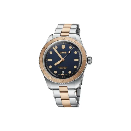 Oris Автоматический Механический Механизм Мужские Часы 40 мм Синий