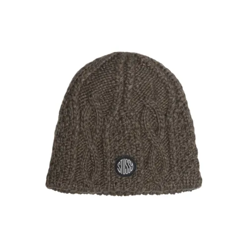 Stussy Акрил Полиэстер Wool Beanies Женские Умбра