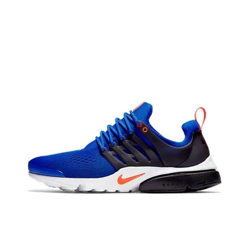 Nike Air Presto Амортизация Износостойкий Низкий Топ Беговые кроссовки Унисекс Гоночный синий