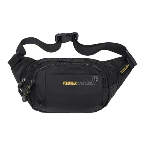 Volunteer Oxford Многофункциональный Обхват талии Сумка Грудь Сумка Унисекс Черный Серый Синий Зеленый