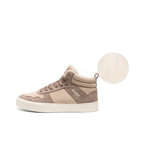 KAPPA Устойчивые к истиранию противоскользящие высокие кроссовки для скейтбординга унисекс коричневые