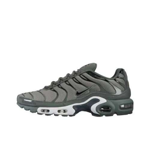 Nike Air Max Plus Амортизация Дышащий Легкий Низкий Топ Повседневная Обувь Унисекс Темно-Зеленый