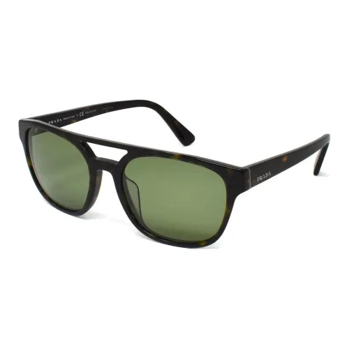 PRADA OVAL SUNGLASSES Унисекс Черепаховый