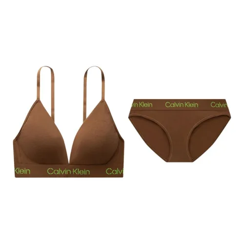 Calvin Klein Modern Gravity Band Нижнее белье Набор Женские Кофейно-коричневый