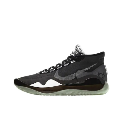Nike KD 12 Zoom MID Топ Баскетбольные кроссовки Унисекс Черный