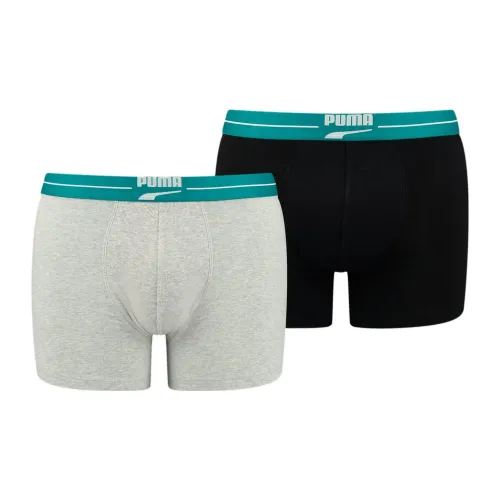 PUMA Lot De 2 Boxers GENTLE RETRO Pour Homme Мужское нижнее белье 2 упаковки