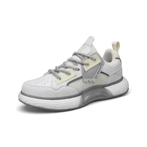 OFF WIERAH Амортизация Устойчивый к истиранию Дышащий Устойчивый к воздействию Увеличение высоты MID Топ Casual Унисекс