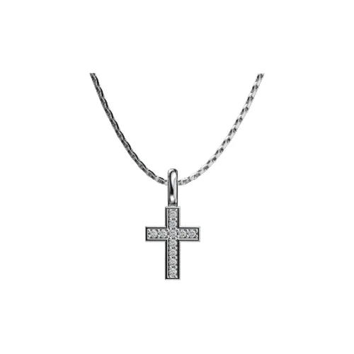 ICEGANG Белое золото с медным покрытием цепочка на ключицу унисекс