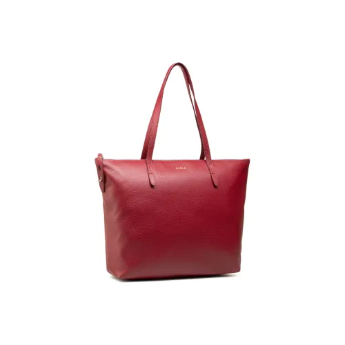 Furla Letter Logo Mark Tote Bag Shopping Bag Large Women's Burgundy