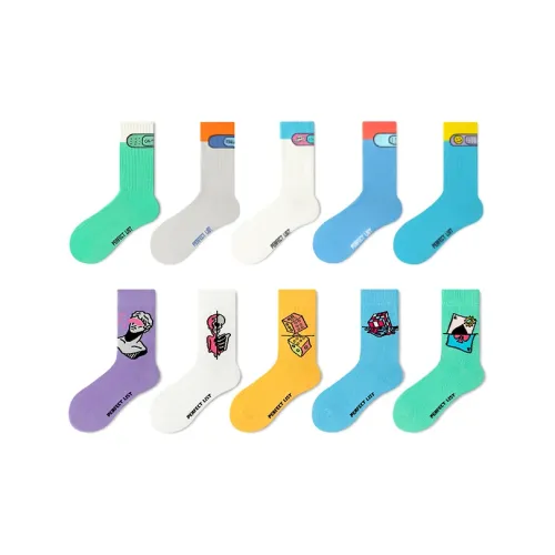 PL 10 пар унисекс носки MID до икры