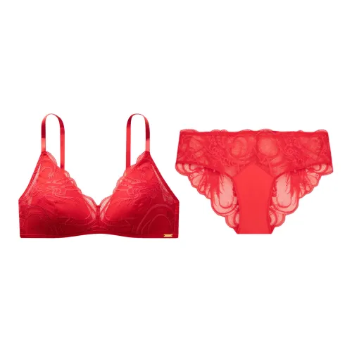 Calvin Klein Black Label Series Нижнее белье Набор Женское Рубиновый Красный