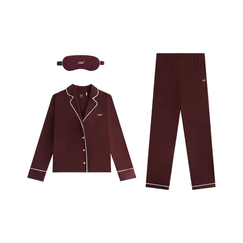 KITH FW23 Пижамный комплект женский темно-красный