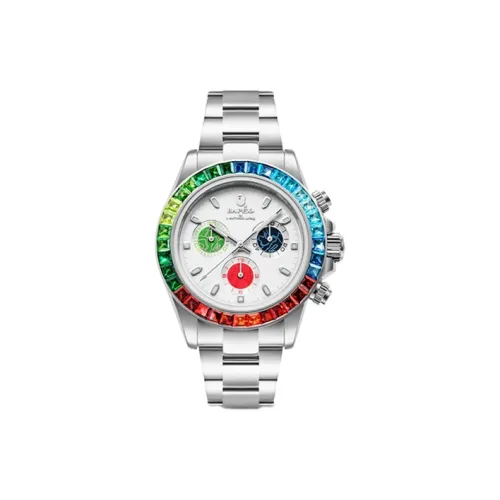 A BATHING APE Кварцевый механизм нержавеющая сталь ремешок мужские часы белый циферблат