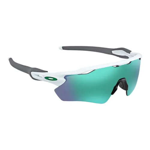 Oakley Пластик Нерегулярная форма Солнцезащитные очки Унисекс Белый