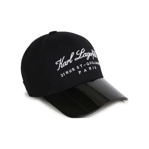 Karl Lagerfeld Хлопковые кепки для детей черные