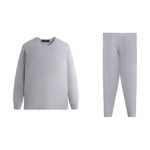 KITH FW23 Пижамный комплект Унисекс Светлый Серый