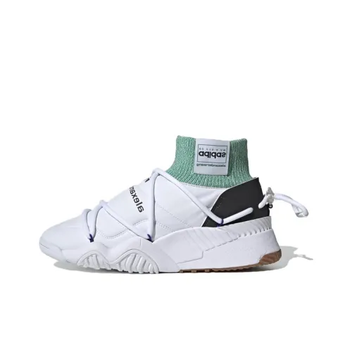 Alexander Wang x adidas originals Puff Trainer Non Bottom Легкий MID Топ Casual Унисекс Белый Черный Зеленый