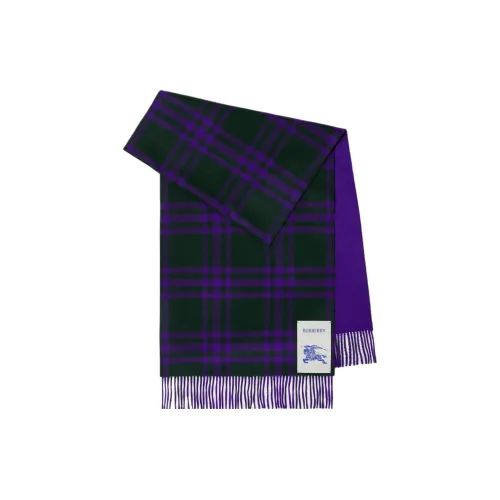 Burberry Вязаные шарфы Женские Фиолетовые
