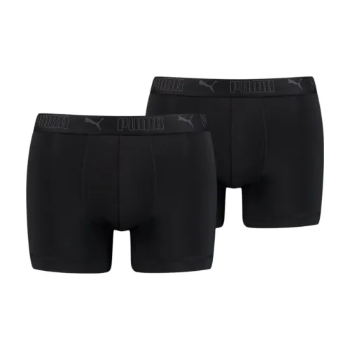 PUMA Boxer Sport из микрофибры для мужчин мужское нижнее белье 2 штуки черное