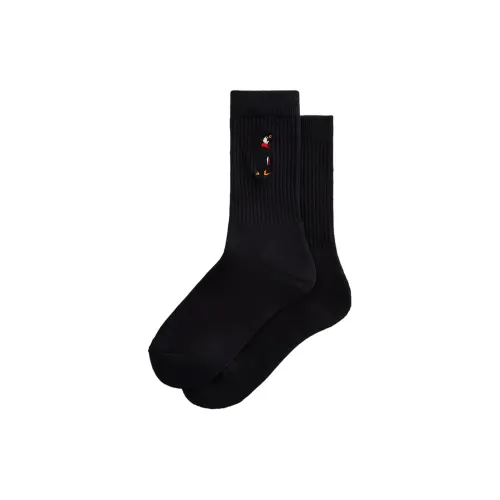 Kith 1 шт Черные Унисекс Колено высокие Носки