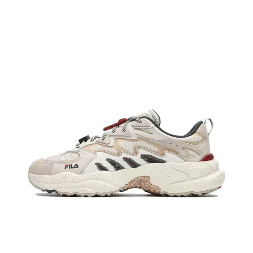 FILA Fern Collection Толстая подошва Низкий топ Бежевый Зеленый Мужской