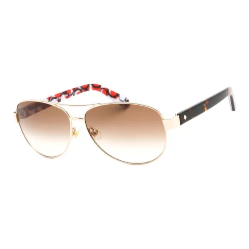 Kate Spade Aviator Солнцезащитные очки Унисекс Золото