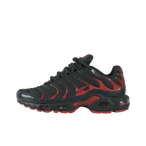 Nike Air Max Plus Износостойкий и Легкий Низкий Топ Повседневная Обувь Унисекс Черный Красный